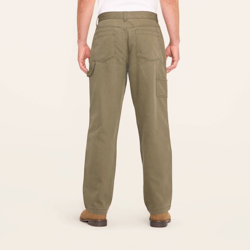 Open Box - Men's Mid-Rise Straight Fit Cargo Pants - Woolrich x Target Olive Green 36x32