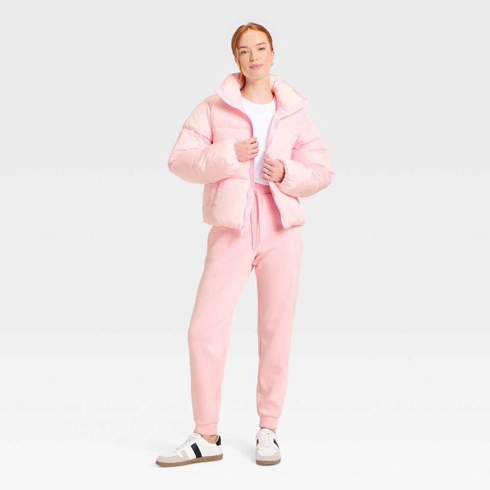 New - Women's Puffer Jacket - All In Motion™ Light Pink XXL