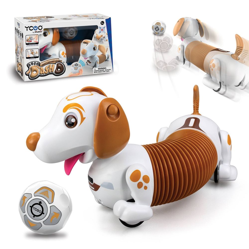 Open Box - ROBO DASH D Interactive Robotic Puppy with Gesture Control, Ball Remote, Barking and Walking Tricks
