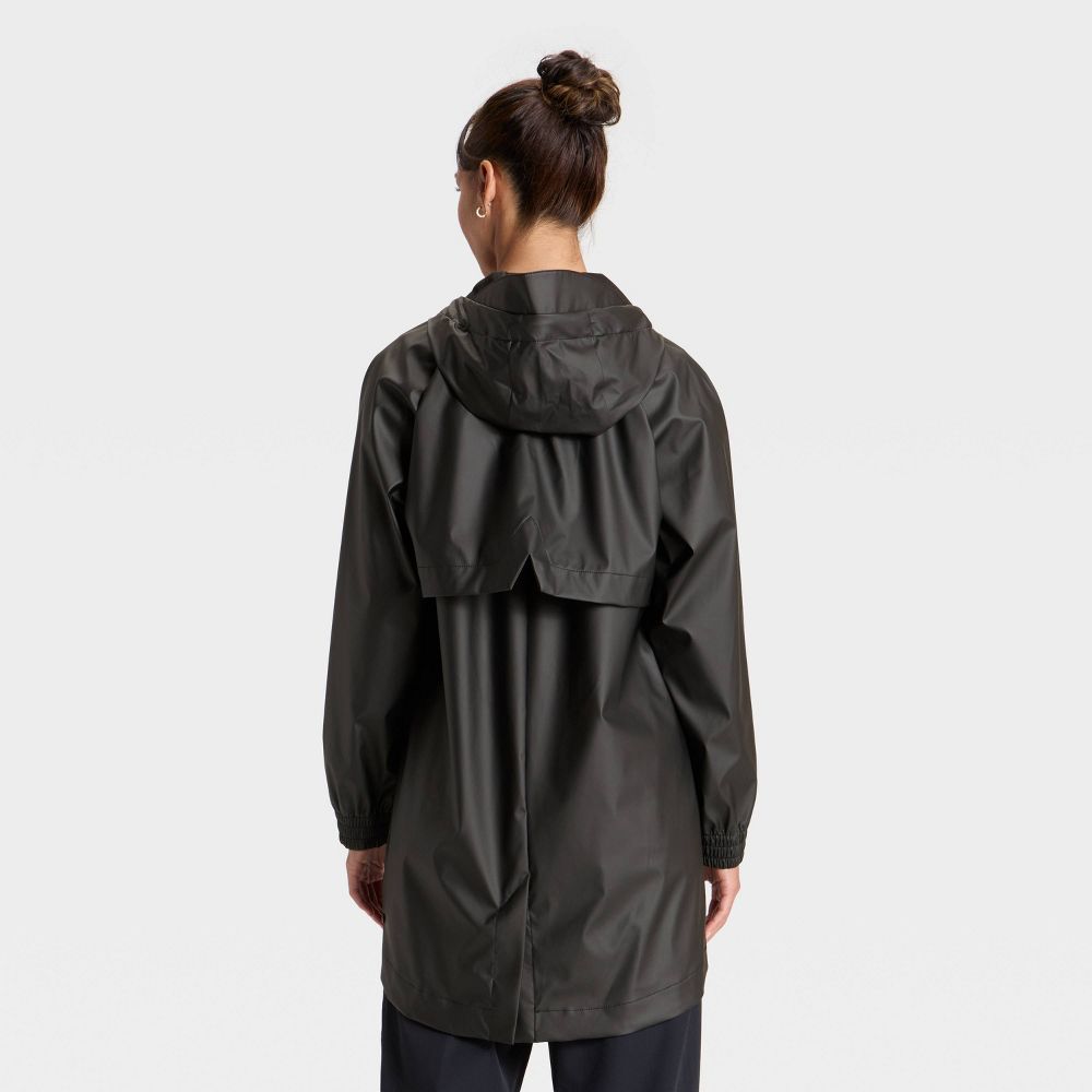 New - Women's Rain Coat - All In Motion™ Black M