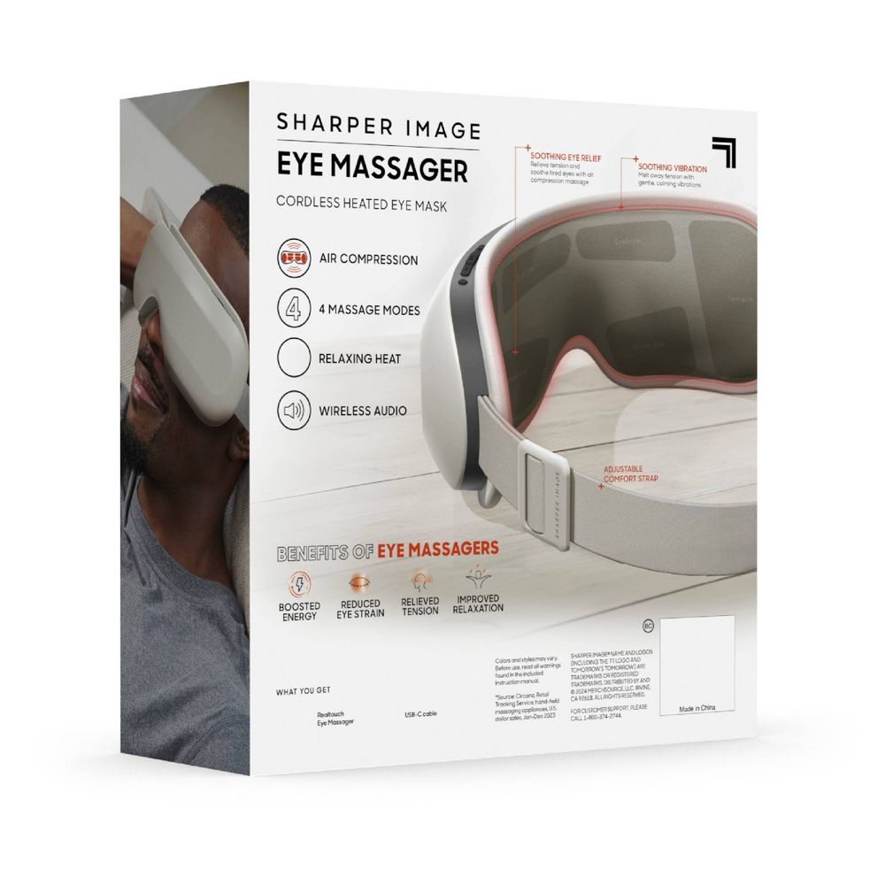 Open Box - Sharper Image Eye Massager and Cordless Heated Eye Mask