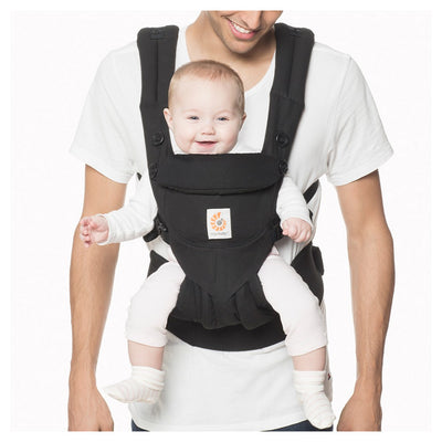 New - Canguru Ergobaby Omni 360 Baby Carrier - Soft Touch Black