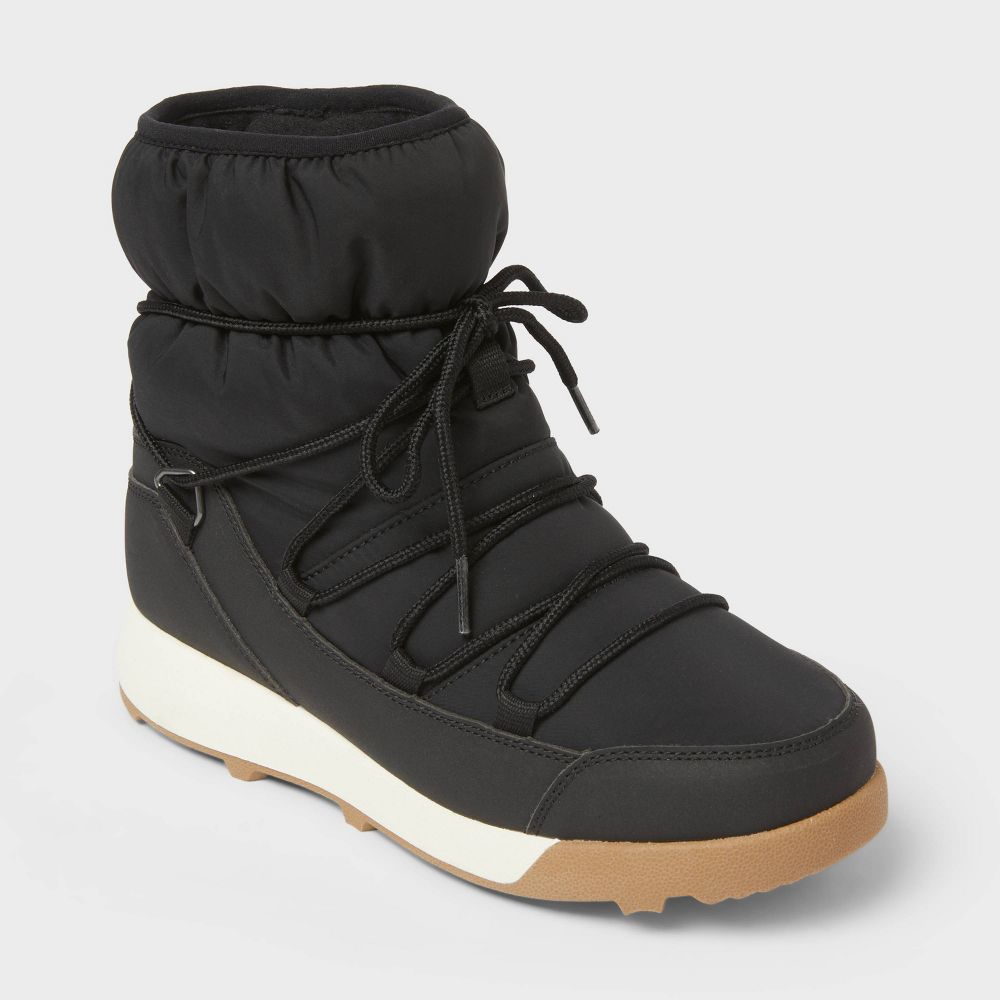 New - Women’s Cara Boots with Memory Foam Insole - All In Motion™ Black 7