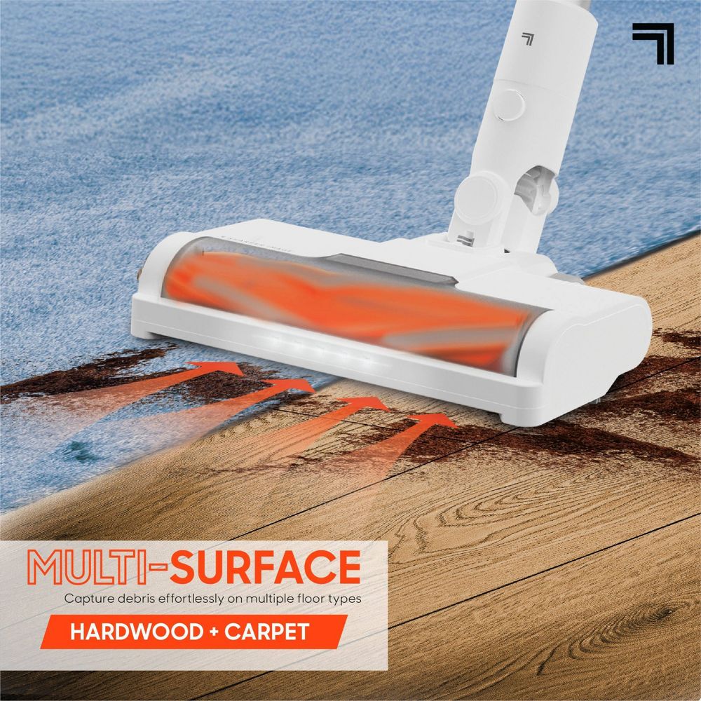 New - Sharper Image Swap Clean Lightweight Cordless Handheld & Stick Vacuum Gray