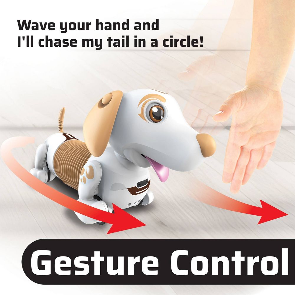 Open Box - ROBO DASH D Interactive Robotic Puppy with Gesture Control, Ball Remote, Barking and Walking Tricks