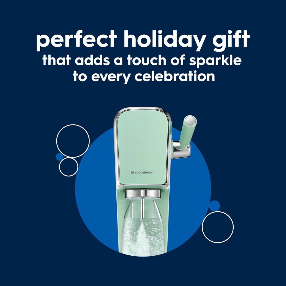 Open Box - SodaStream Art Sparkling Water Maker with CO2 and Carbonating Bottle Mint