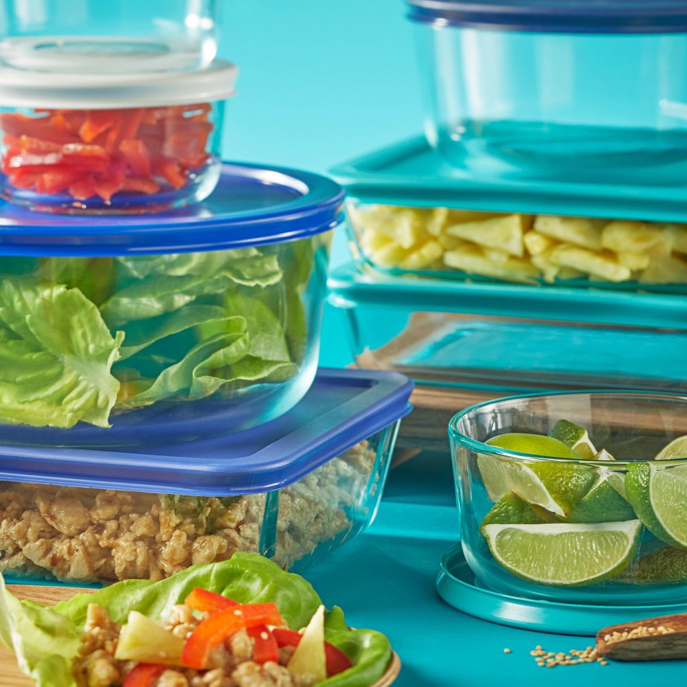 New - Pyrex 18pc Glass Storage Set