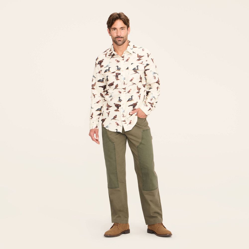 Open Box - Men's Mid-Rise Straight Fit Cargo Pants - Woolrich x Target Olive Green 38x32