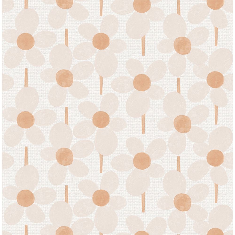 New - Tempaper & Co. 28 sq ft Flower Power Peel and Stick Wallpaper by Novogratz