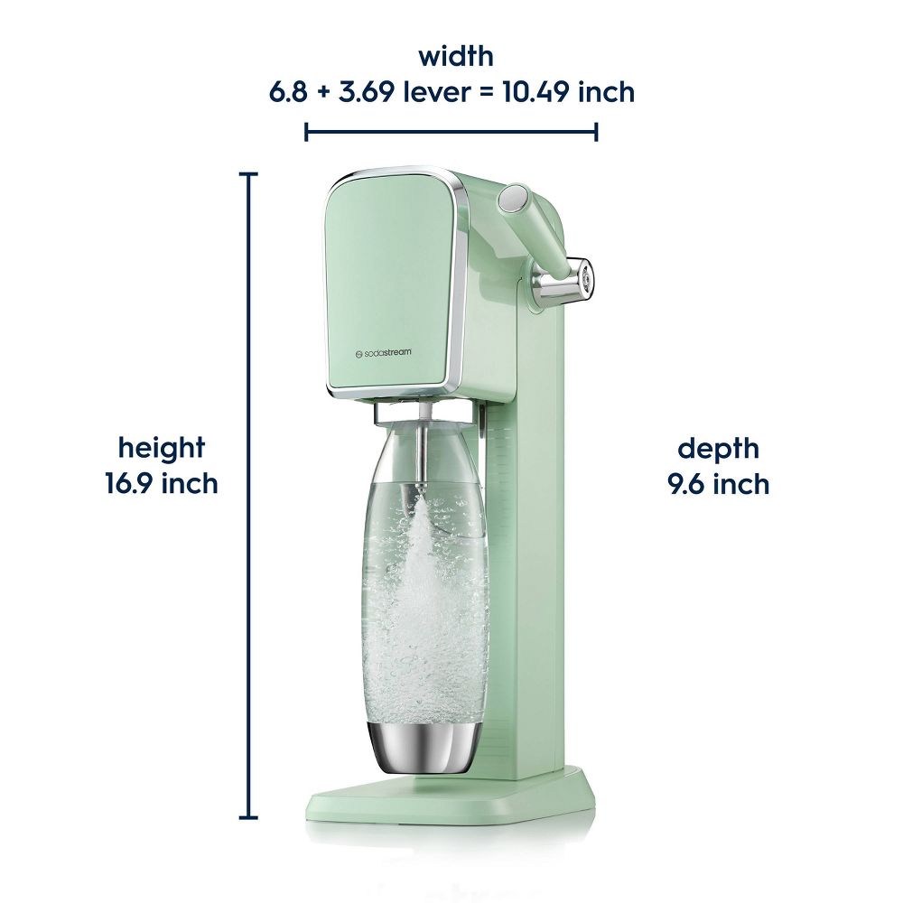 Open Box - SodaStream Art Sparkling Water Maker with CO2 and Carbonating Bottle Mint