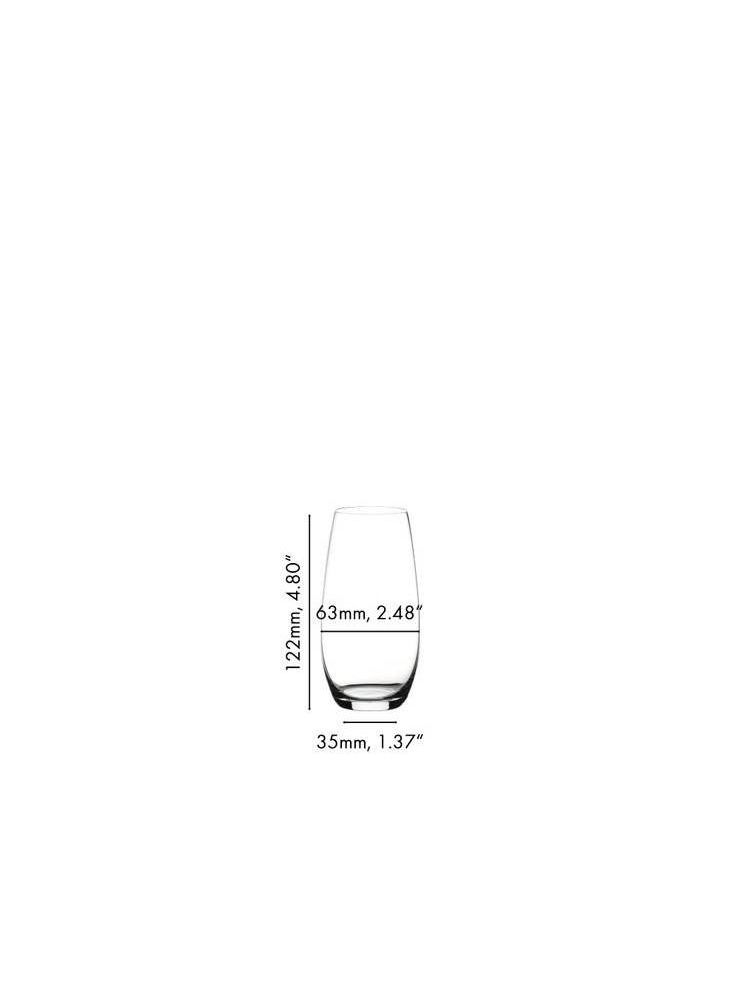New - Riedel (Set of 2) 9.25 fl oz O Wine Tumbler Champagne Glasses