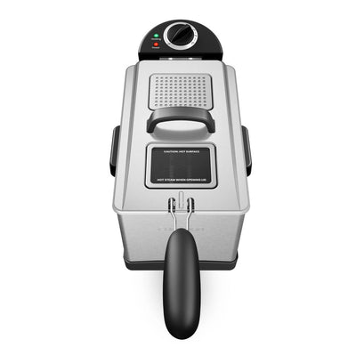 New - Chefman 3.2qt Stainless Steel Deep Fryer