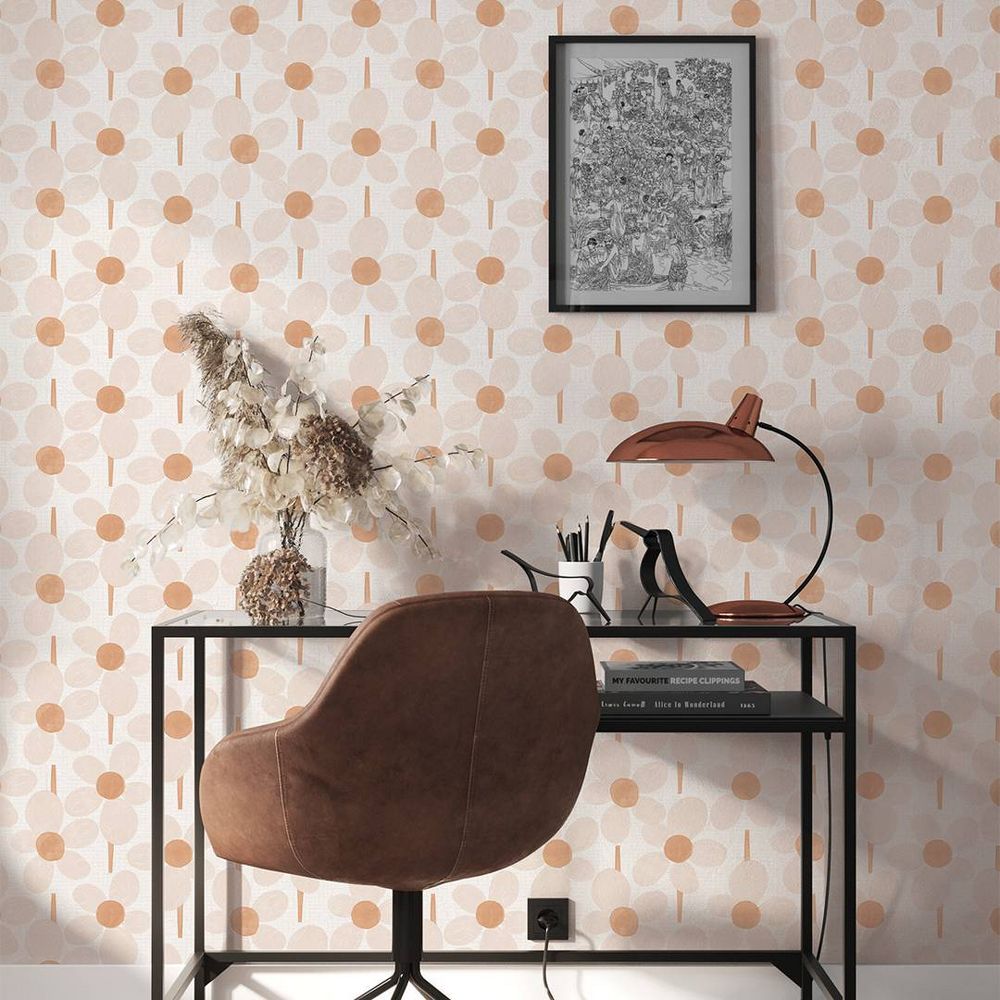 New - Tempaper & Co. 28 sq ft Flower Power Peel and Stick Wallpaper by Novogratz