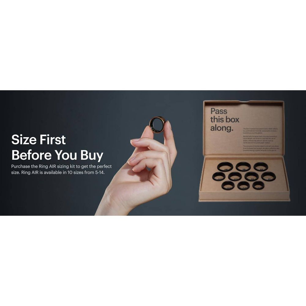 Open Box - Ultrahuman AIR Size 6 Smart Ring - Bionic Gold