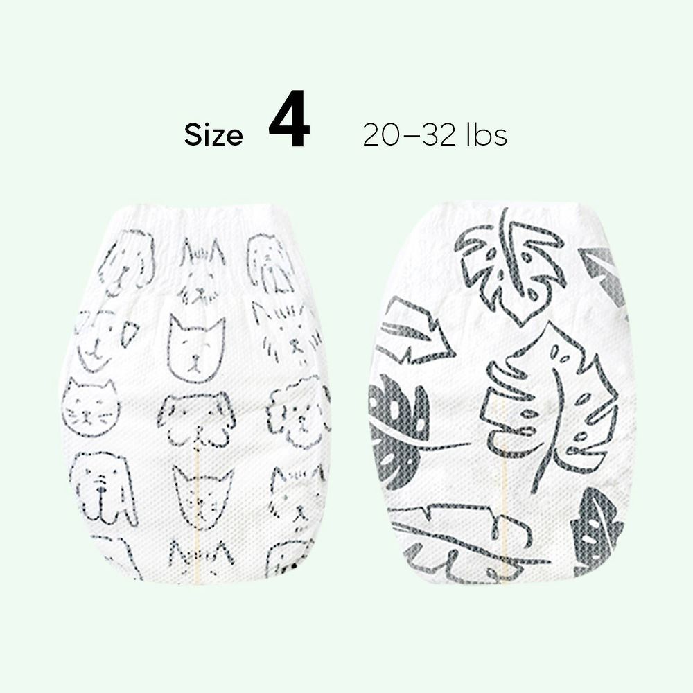 New - Parasol Chlorine-Free Diapers with RashShield Protection - Size 4 - 100ct