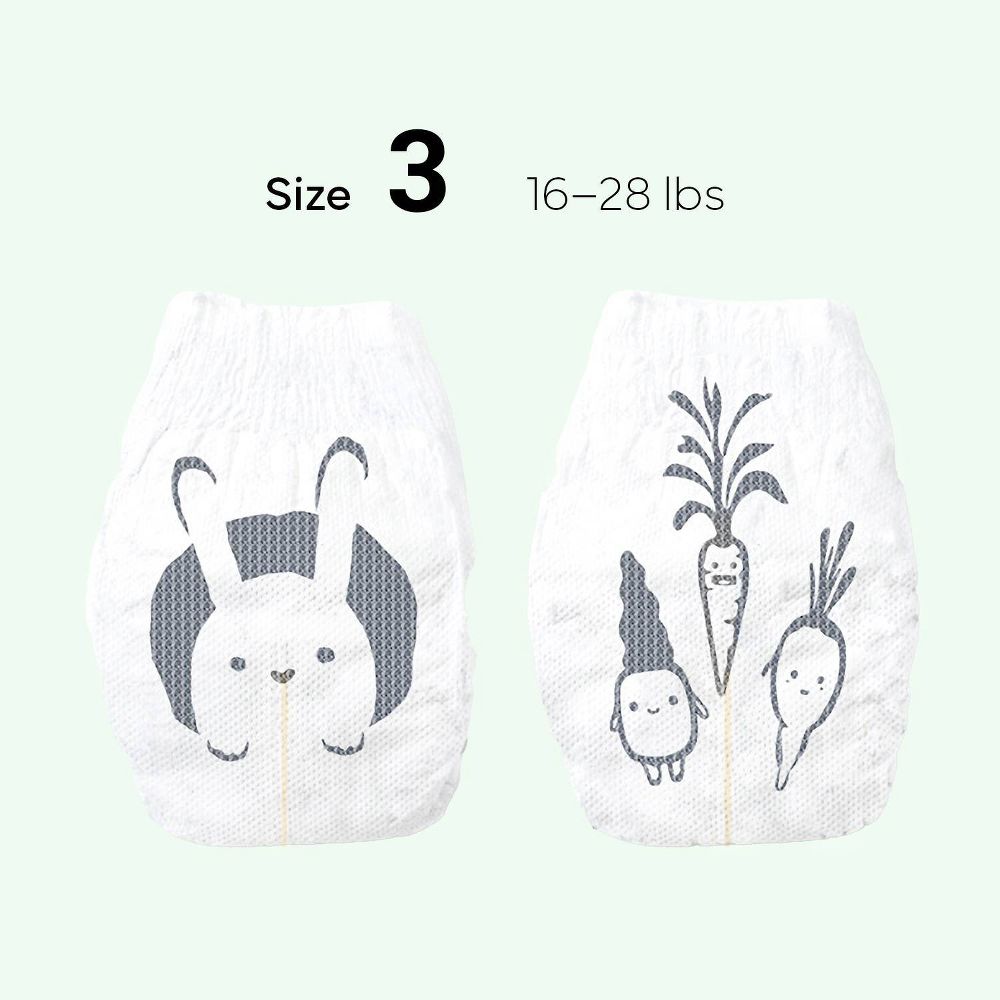 New - Parasol Chlorine-Free Diapers with RashShield Protection Size 3 - 128ct