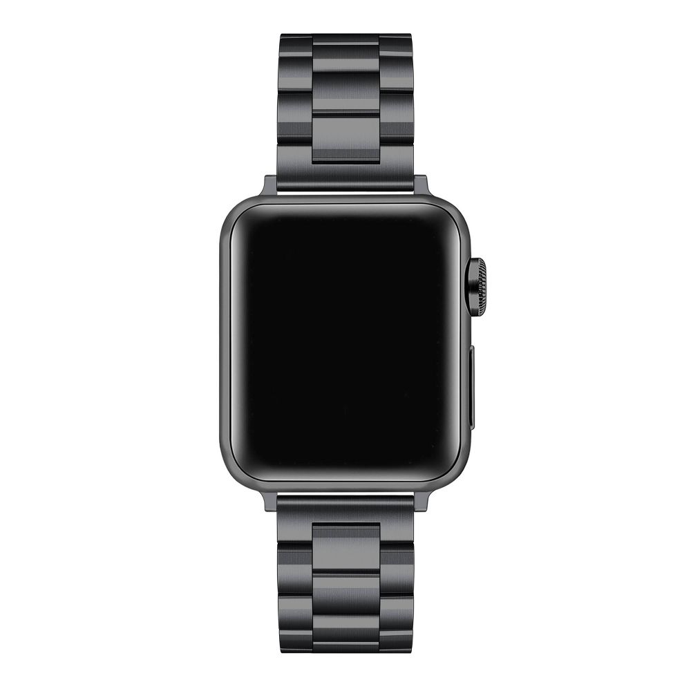 New - Posh Tech Maxwell Stainless Steel Smart Watch Band, Universal Fit for Apple Watch, Samsung Galaxy, Garmin 20mm - Black