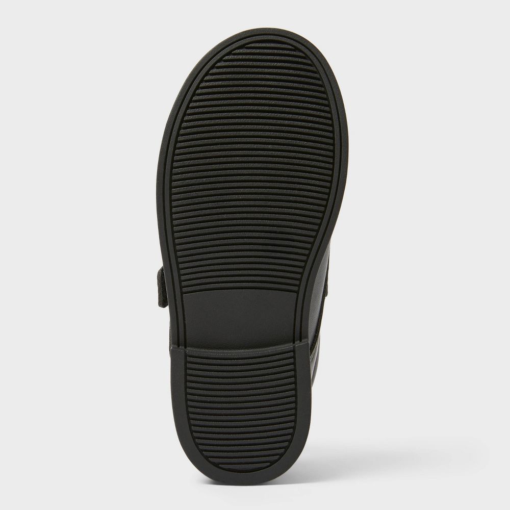 New - Toddler Miles Dress Shoes - Cat & Jack™ Black 8T: Hook and Loop, Flexible Sole, Round Toe