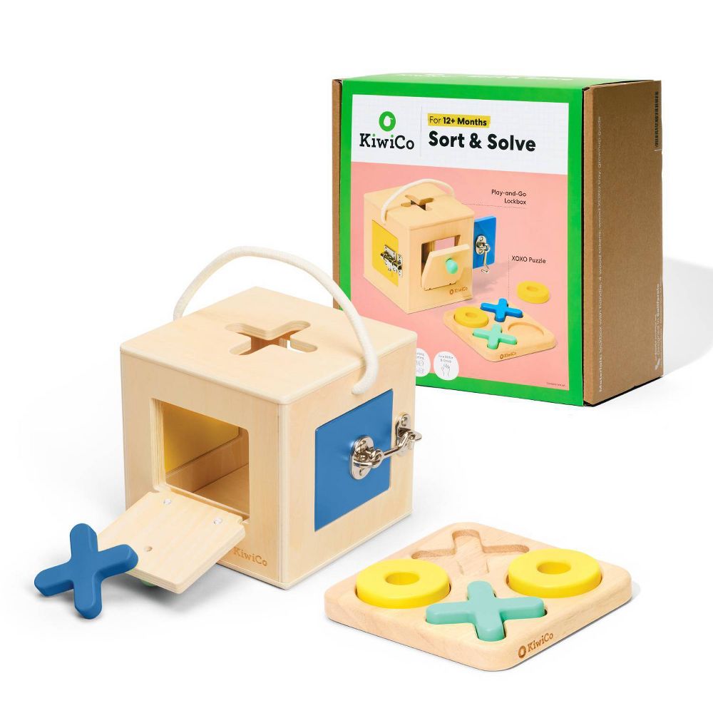 New - KiwiCo Activity Play Center 12m+ - Sort & Solve 6pc