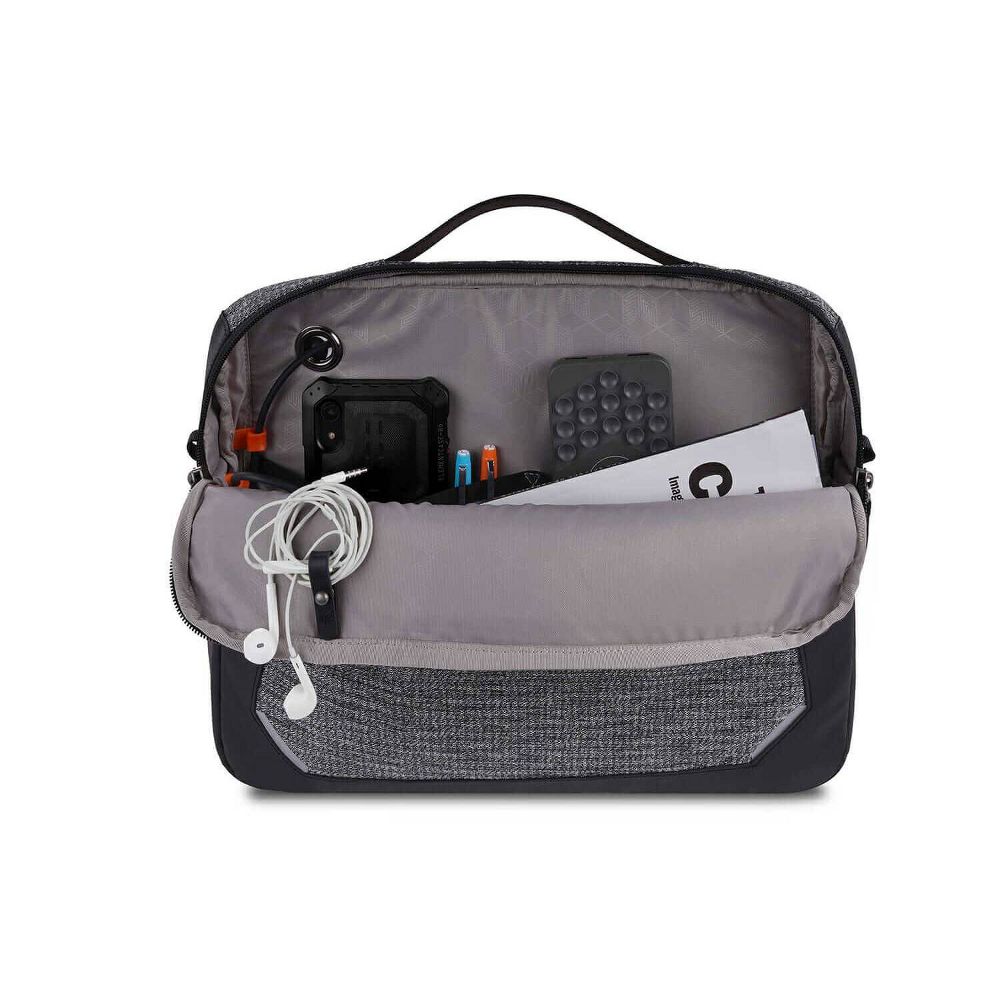 New - STM Myth Brief - Black: Polyester Electronics Case for Laptops up to 17"