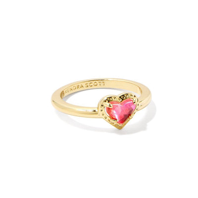 New - Kendra Scott Anna Band Ring - Red Tigers Eye 8