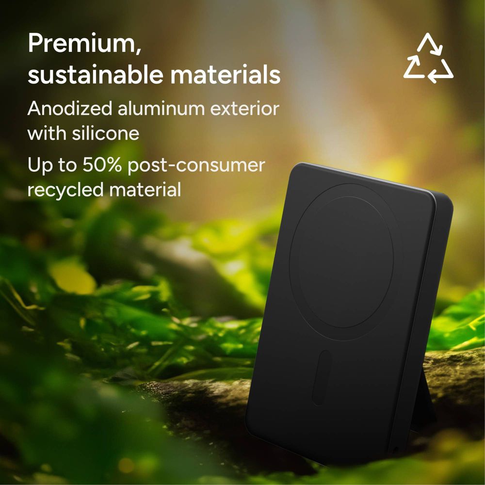 Open Box - Mophie 5000mAh Qi2 15w Power Bank with Stand