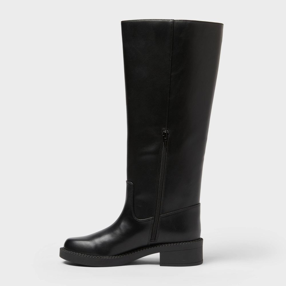 New - Women’s Hattie Boots with Memory Foam Insole - A New Day™ Black 8.5