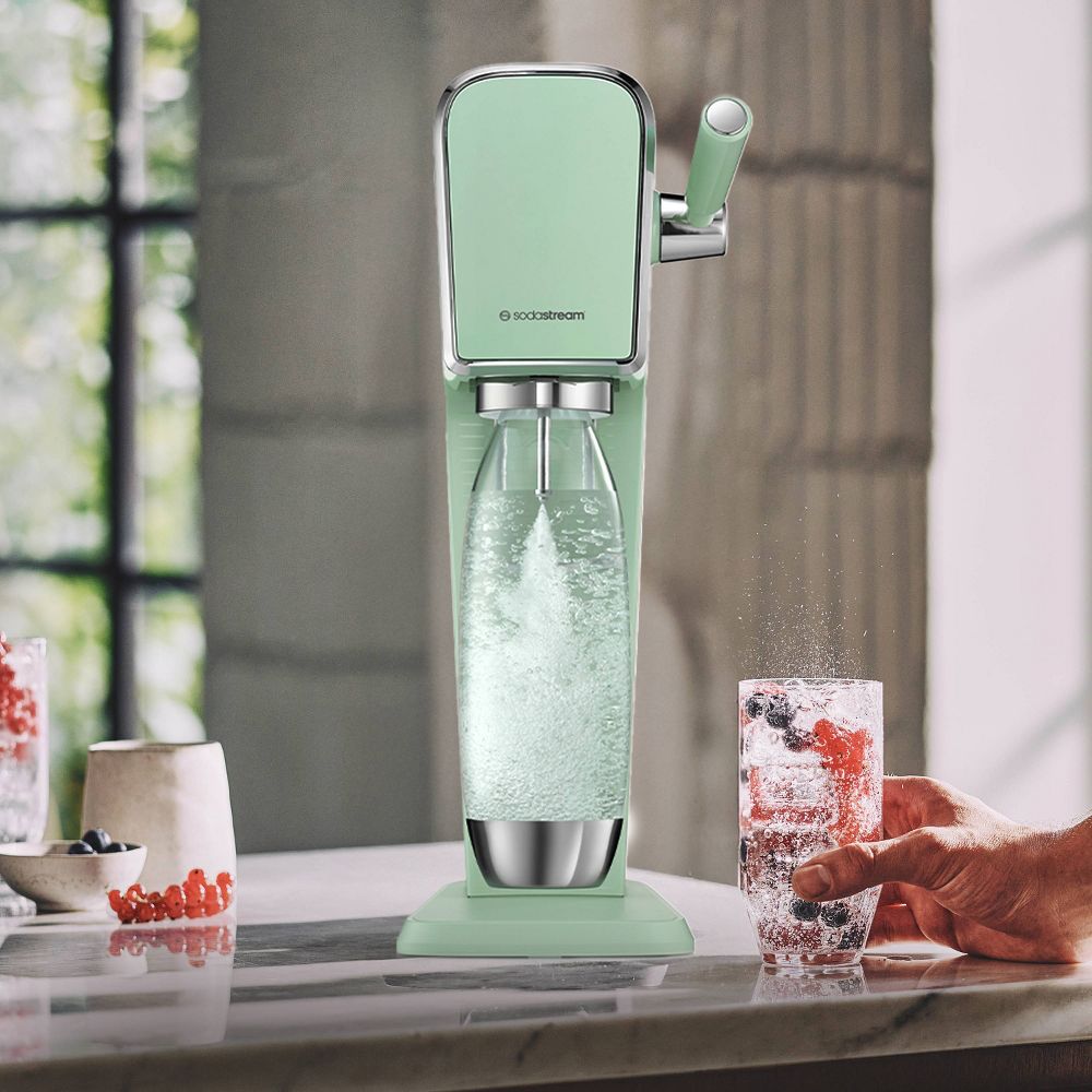Open Box - SodaStream Art Sparkling Water Maker with CO2 and Carbonating Bottle Mint