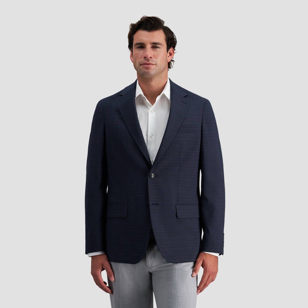 New - Haggar H26 Men's Slim Fit Sport Coat - Blue 40
