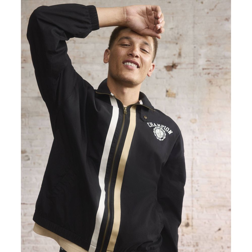 New - Champion Men's Homeroom Full Zip Jacket - Black M