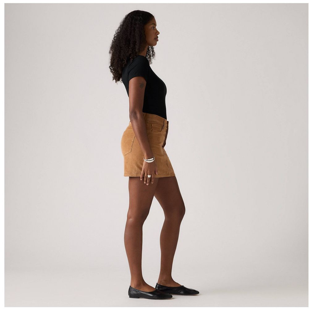 Open Box - Levi's® Women's Icon Mini Skirt - Sweet Honey Cord 30