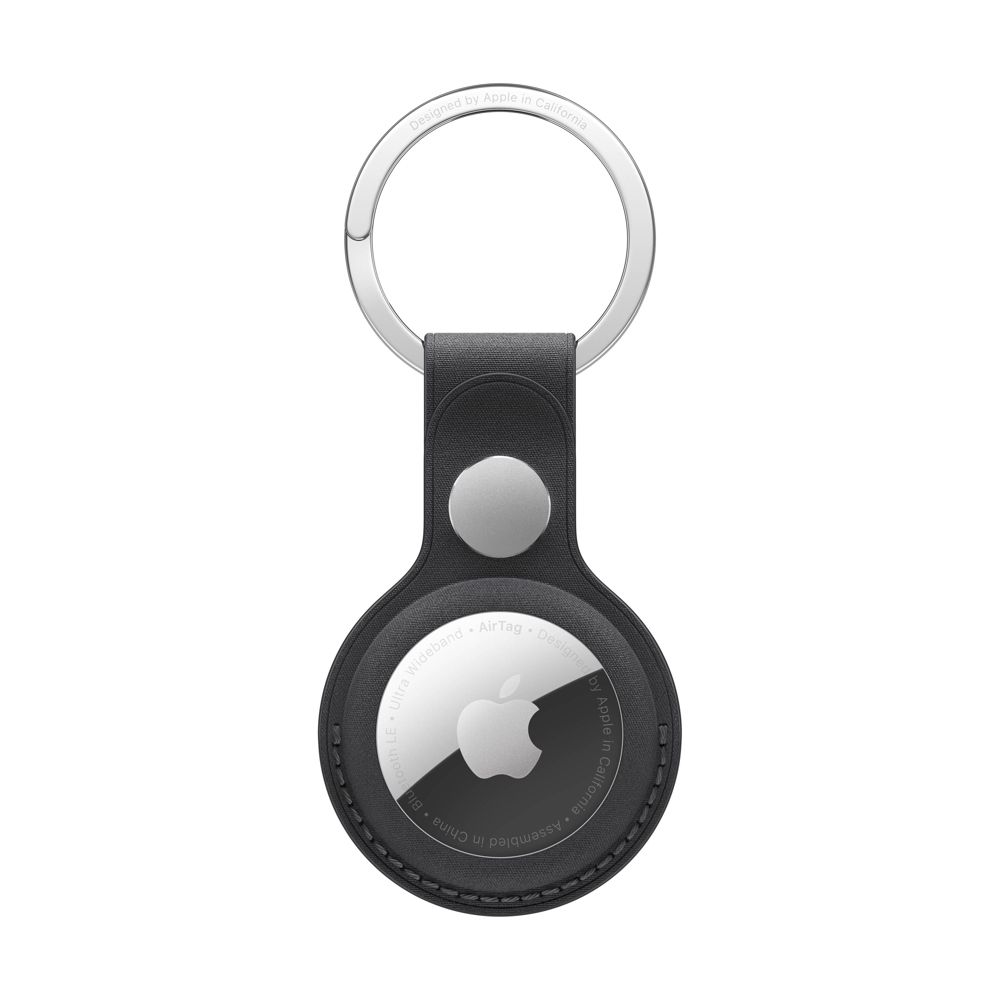 New - Apple AirTag FineWoven Key Ring - Black