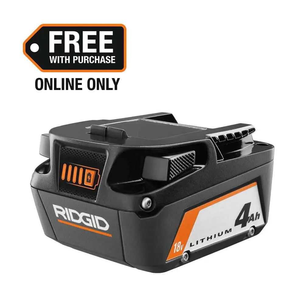 18V Lithium-Ion 4.0 Ah Battery RIDGIDBullseye Deals
