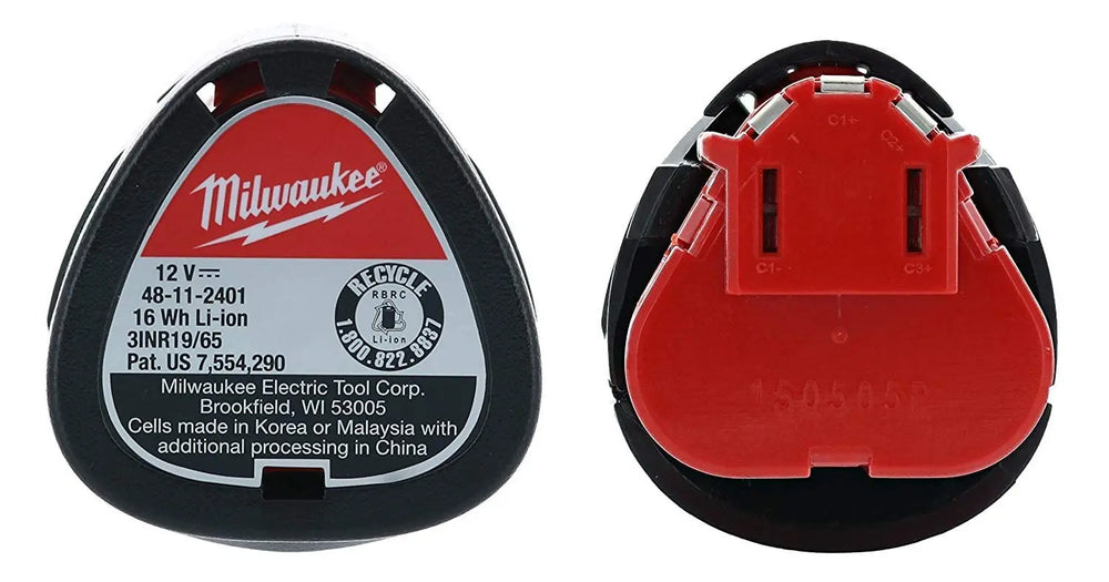 Open Box - Milwaukee M12 12-Volt Lithium-Ion Compact Battery (2-Pack) MilwaukeeBullseye Deals