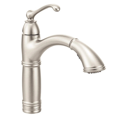 Open Box - Moen Brantford Spot Resist Stainless One-Handle Pullout Kitchen Faucet MoenBullseye Deals
