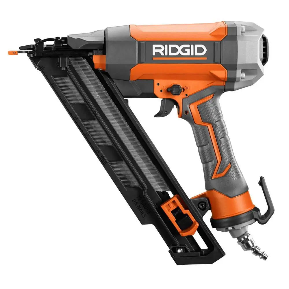 Open Box - RIDGID 15-Gauge 2-1/2 in. Angled Finish Nailer with CLEAN DRIVE Technology RIDGIDBullseye Deals