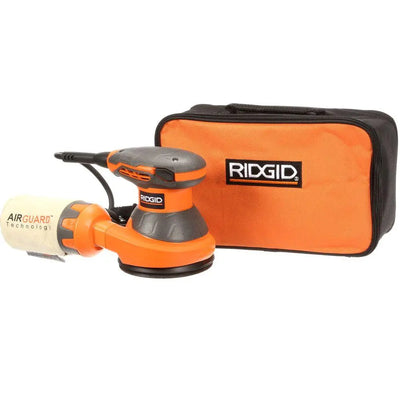 Open Box - RIDGID 5 in. Random Orbital Sander with AIRGUARD Technology RIDGIDBullseye Deals
