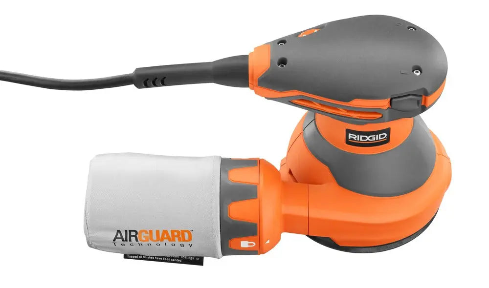 Open Box - RIDGID 5 in. Random Orbital Sander with AIRGUARD Technology RIDGIDBullseye Deals