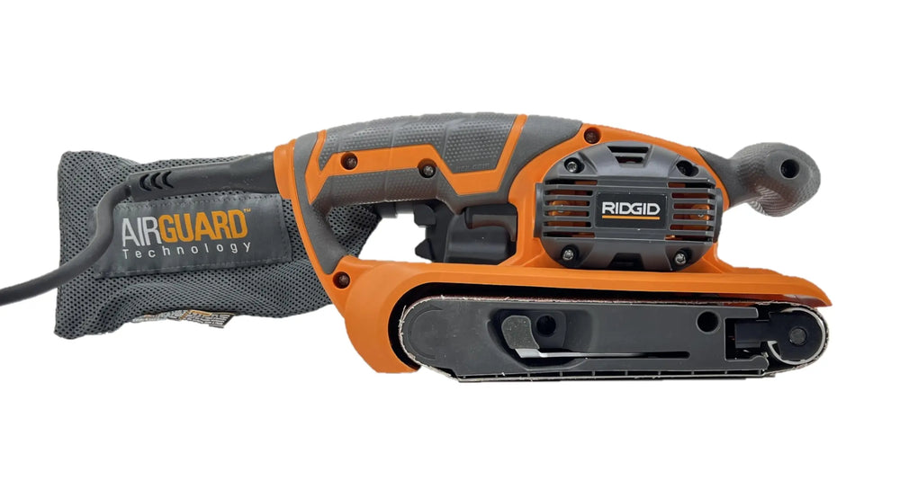 Open Box - RIDGID R27401 3 in. x 18 in. Heavy Duty Variable Speed Belt Sander RIDGIDBullseye Deals