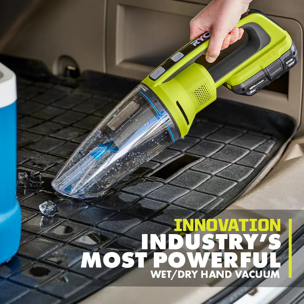 Open Box - RYOBI 18V ONE+ Cordless Wet/Dry Hand Vacuum (Tool Only) RYOBIBullseye Deals
