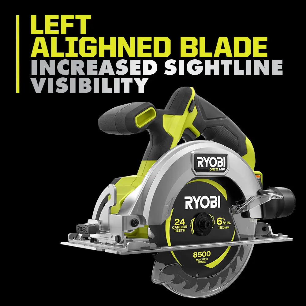 Open Box - RYOBI 18V ONE+ HP Brushless Compact 6-1/2-inch Circular Saw (Tool-Only) RYOBIBullseye Deals