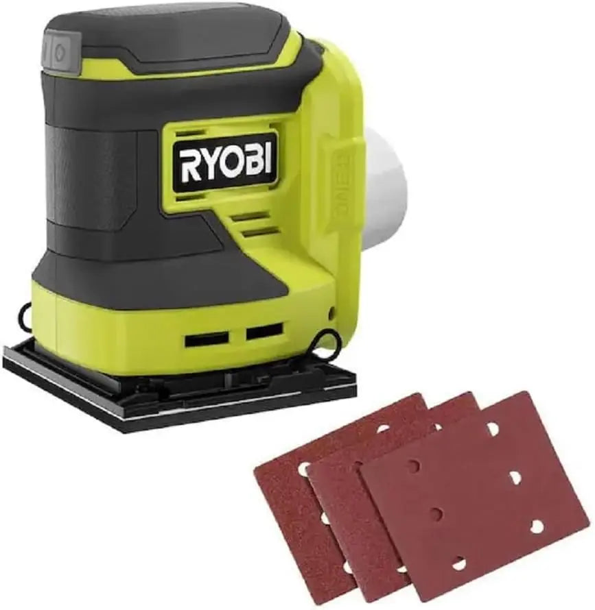 Open Box - RYOBI 18V ONE+ Lithium-Ion Cordless 1/4-inch Sheet Sander (Tool-Only) RYOBIBullseye Deals