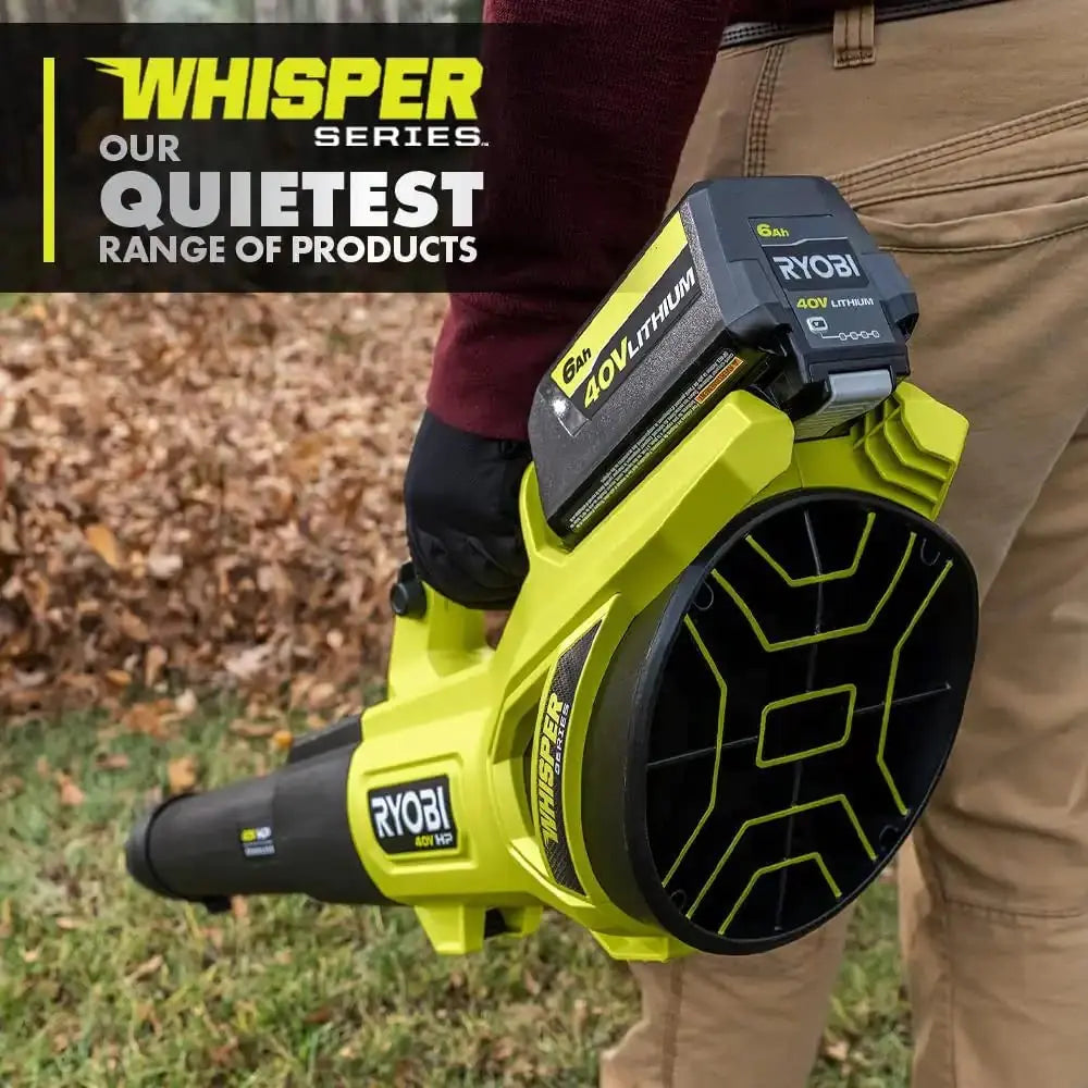 Open Box - RYOBI 40V HP Brushless Whisper Series 160 MPH 650 CFM Cordless Battery Leaf Blower (Tool Only) RYOBIBullseye Deals