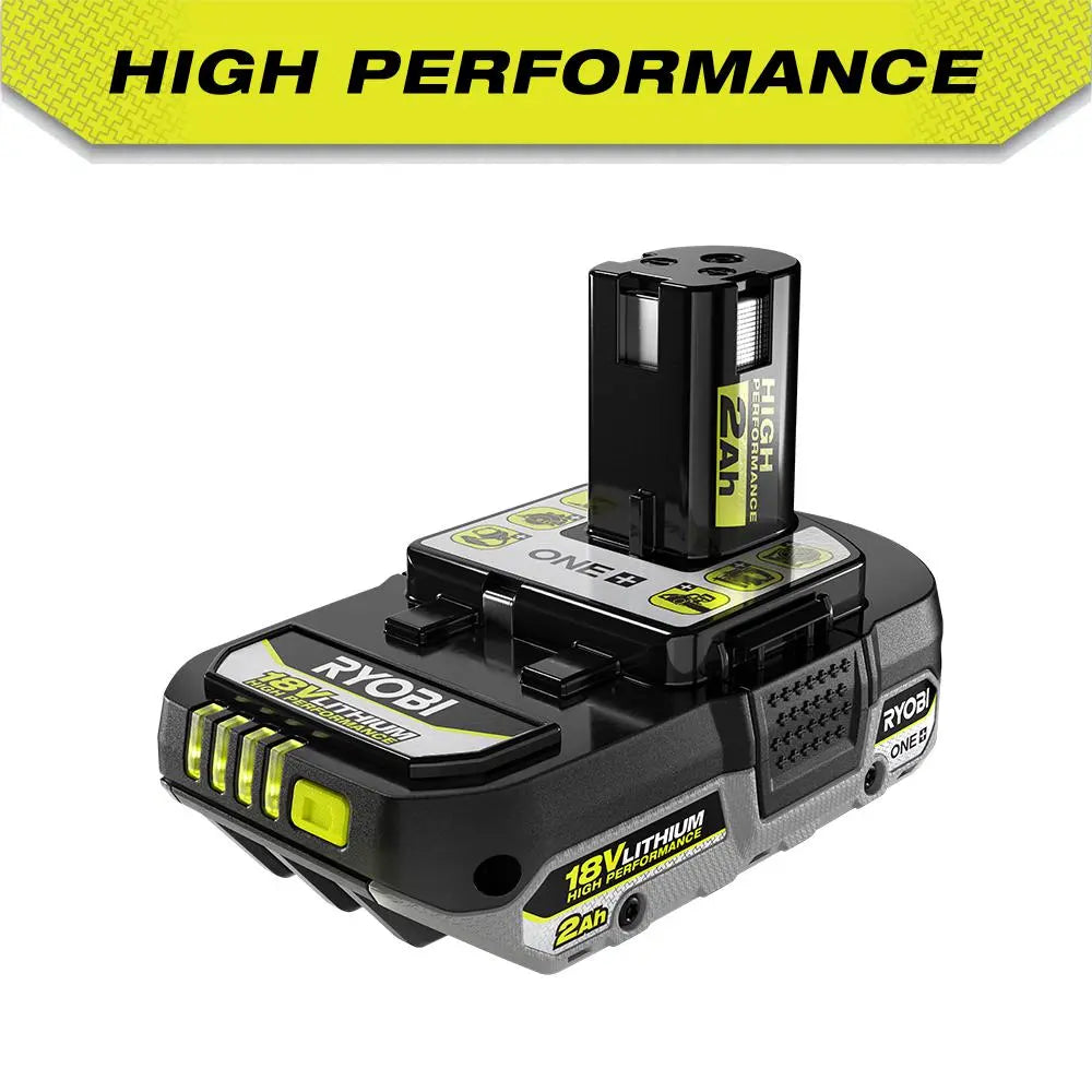 Open Box - RYOBI ONE+ 18V HIGH PERFORMANCE Lithium-Ion 2.0 Ah Compact Battery RYOBIBullseye Deals
