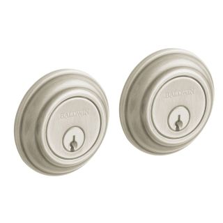 Open Box - Baldwin 8232056 Traditional Style Double Cylinder Deadbolt