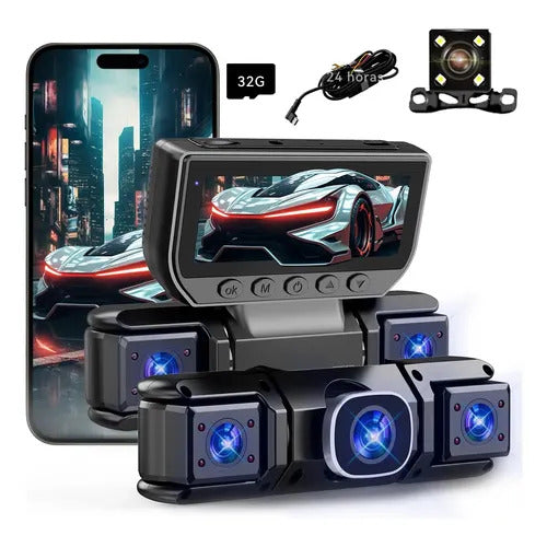 New - Vanecl Ym-0014 1080p Car/van Camera With Screen & Wi-fi