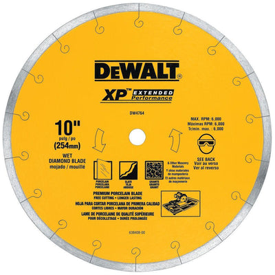 Used - DEWALT DW4764 10-Inch by .060-Inch Premium XP4 Tile Blade Wet