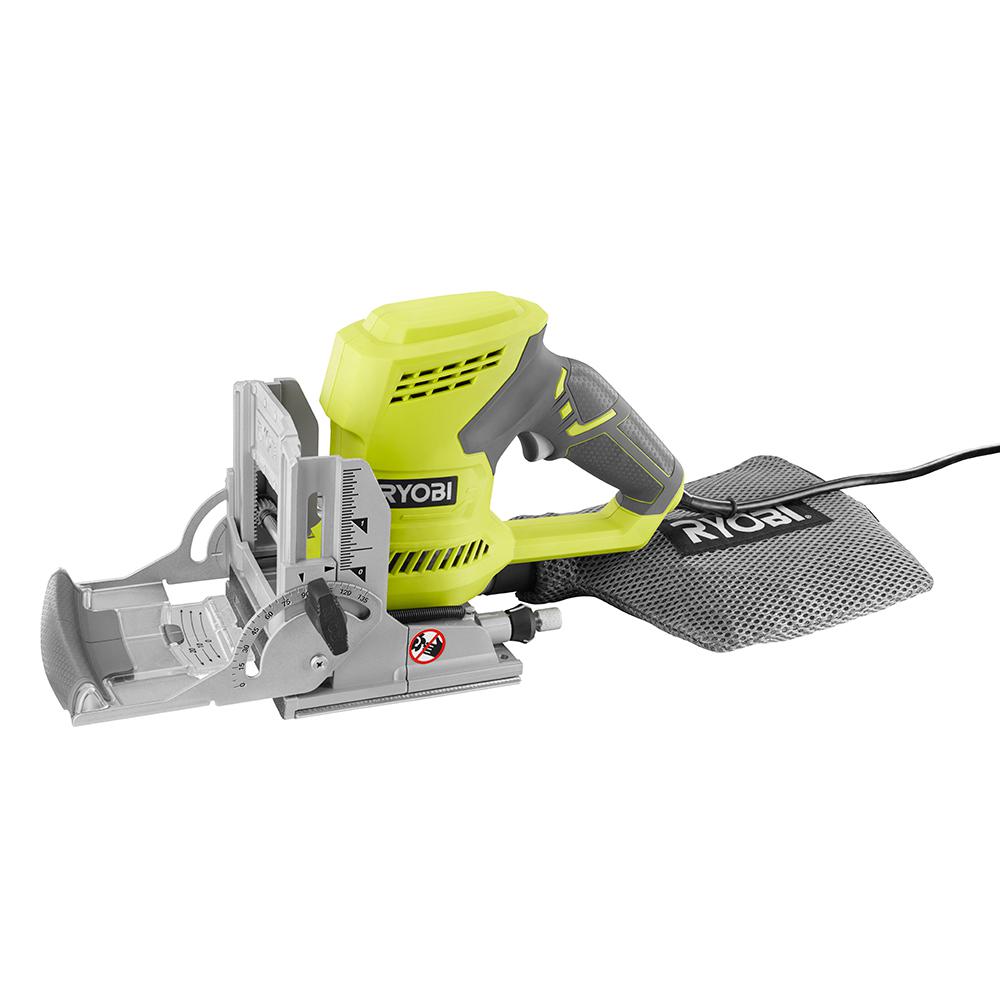 Used - RYOBI 6 Amp AC Biscuit Joiner Kit with Dust Collector and Bag