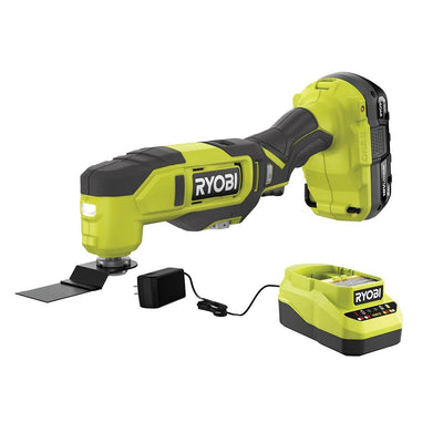 Used - RYOBI ONE+ 18V Cordless Multi-Tool Kit with 2.0 Ah Battery and Charger
