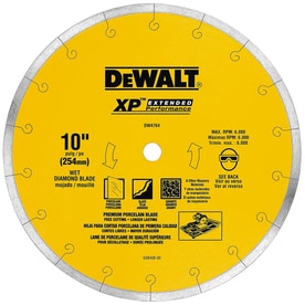 Used - DEWALT DW4764 10-Inch by .060-Inch Premium XP4 Tile Blade Wet